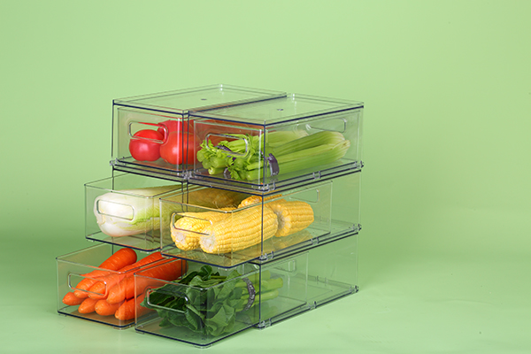 食品级长方形冰箱复古收纳盒