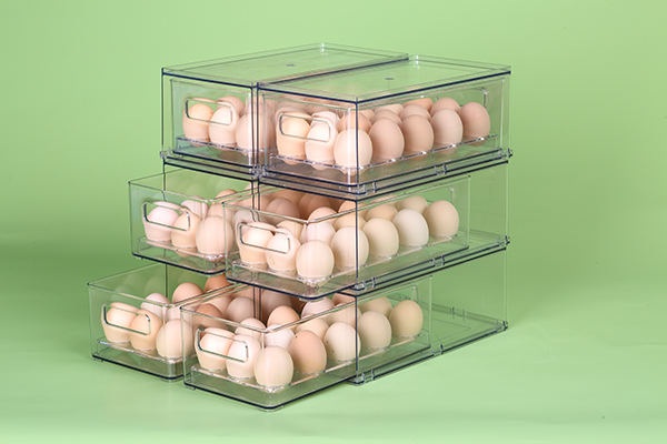 食品级长方形冰箱鸡蛋收纳盒