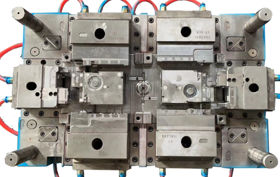 Mold for the left cover of the housing meter box